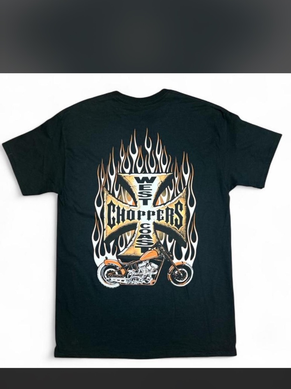 New West Coast Choppers Men's Black Graphic Tee. (M)